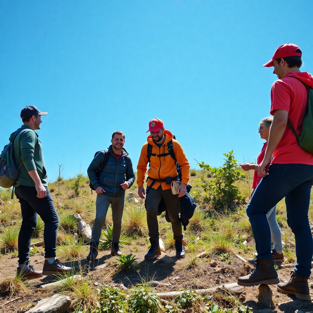 team building activity outdoors, adventure challenge